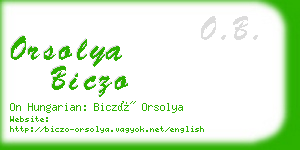 orsolya biczo business card